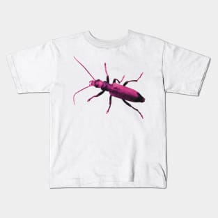 Pink Beetle Wharf Borer Kids T-Shirt